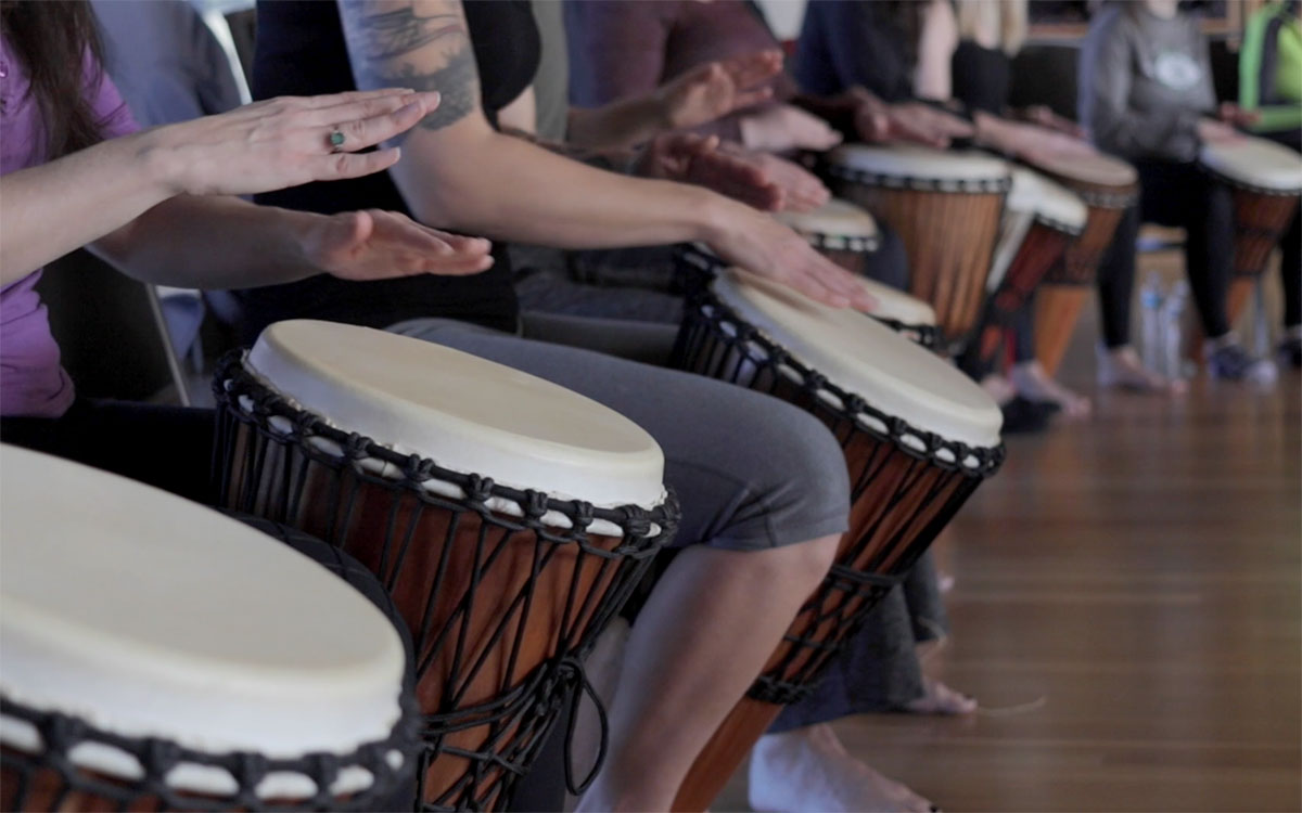 drumming yoga kripalu