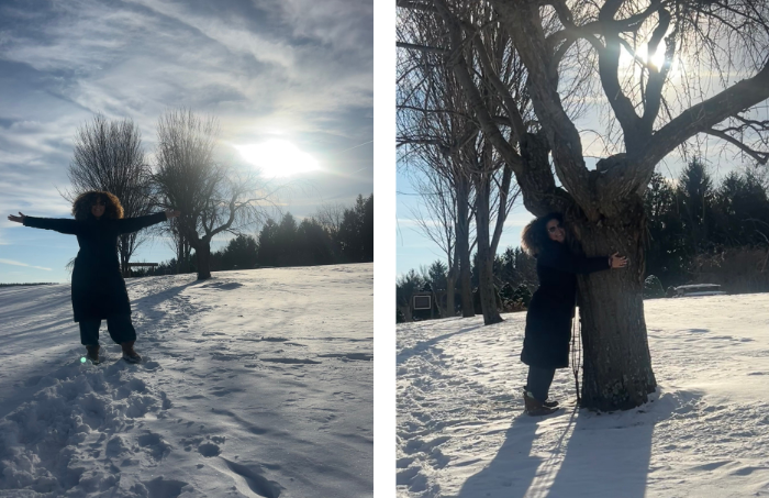 outside silent retreat