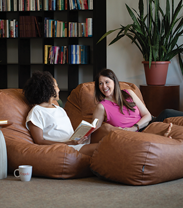 Relaxing in Common Area