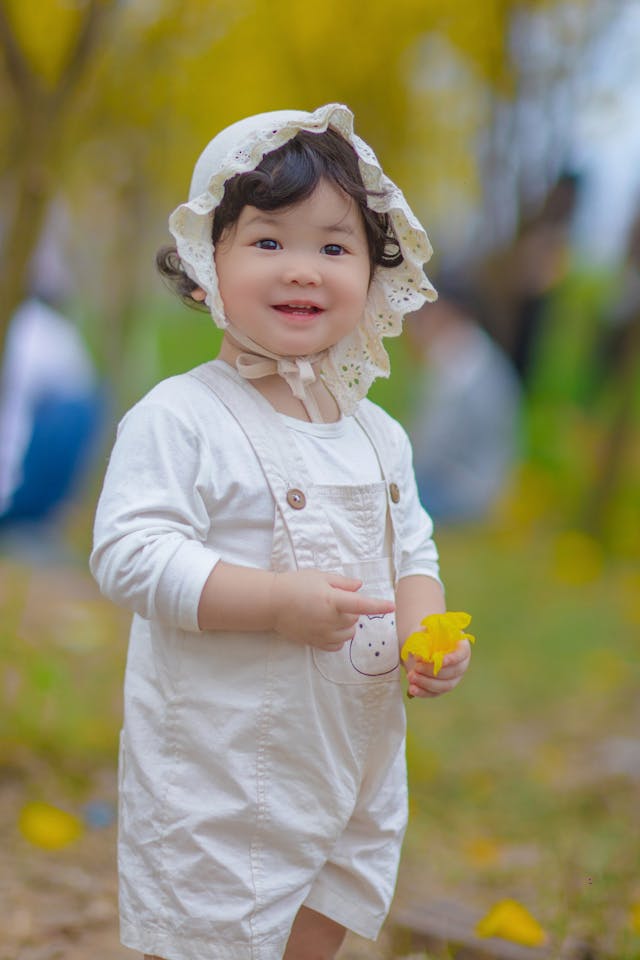 child standing