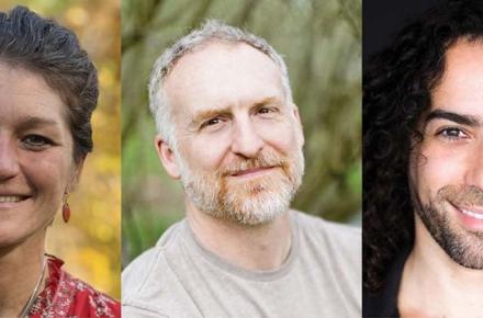 Jess Frey, Micah Mortali, and Yuval Samburski headshots