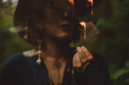 Fire in hand