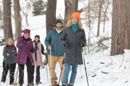 Winter hiking