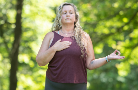 yoga outside kripalu
