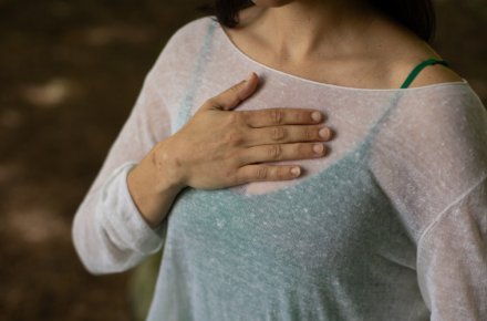 hand on heart