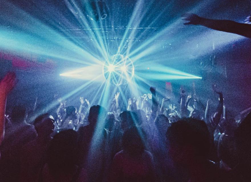 Group of people at a party