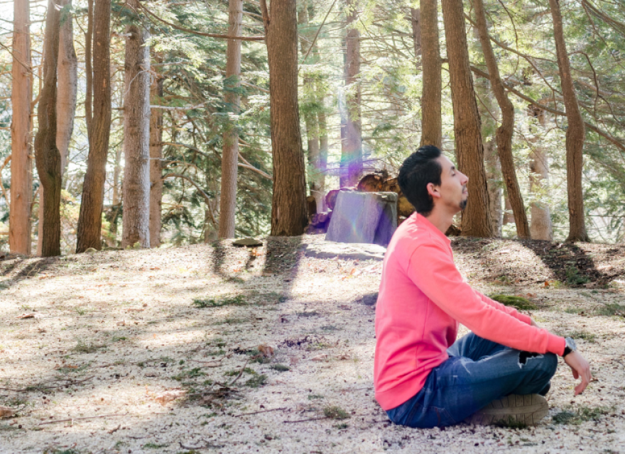 Outside meditation solo