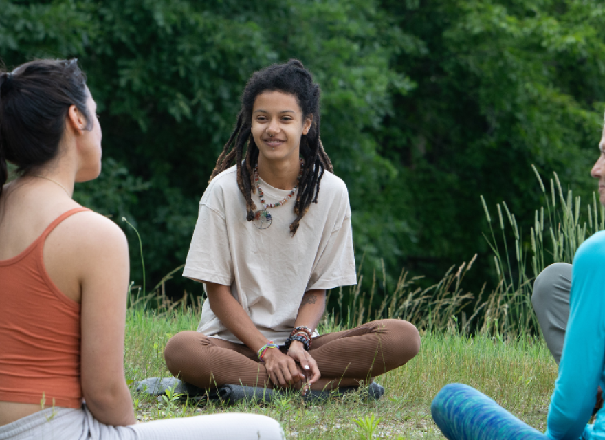 meditation outside group
