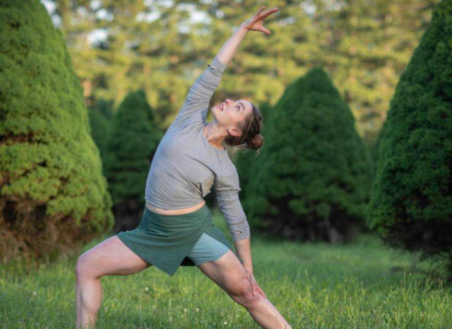yoga outside