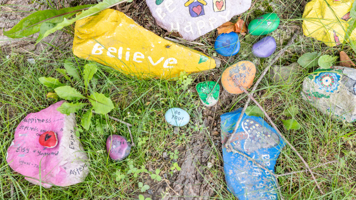 Painted rocks