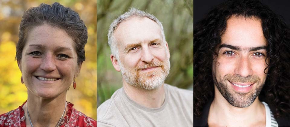 Jess Frey, Micah Mortali, and Yuval Samburski Jess Frey, Micah Mortali, and Yuval Samburski headshots