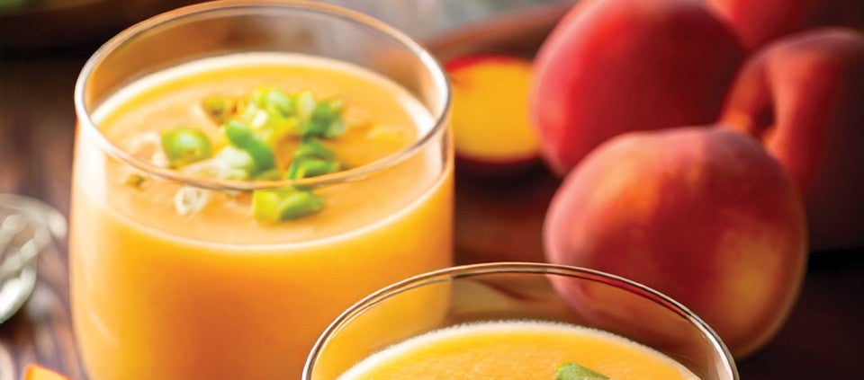 Chilled peach soup Chilled peach soup