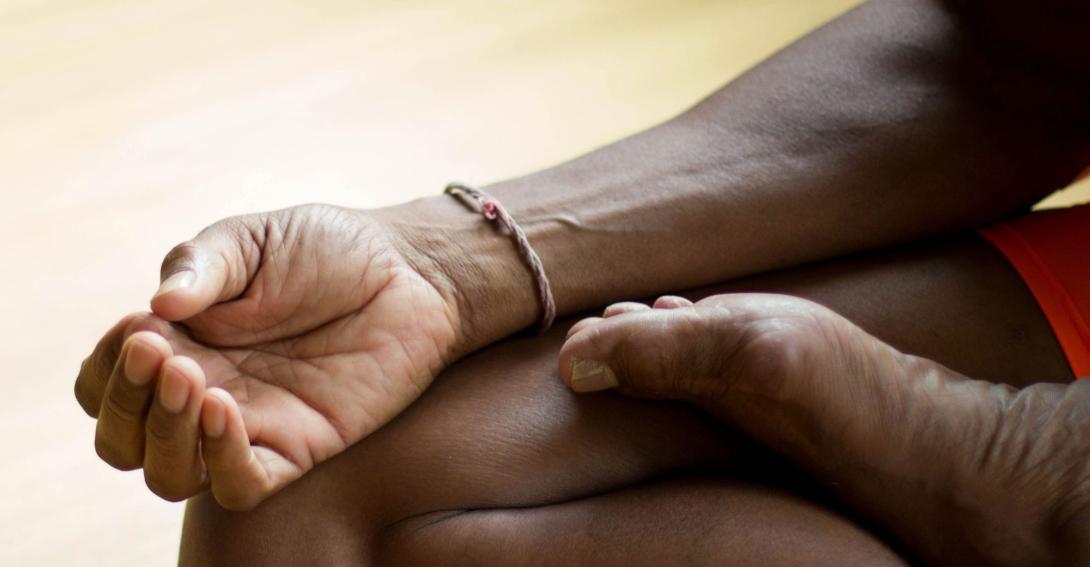 Hands in meditation
