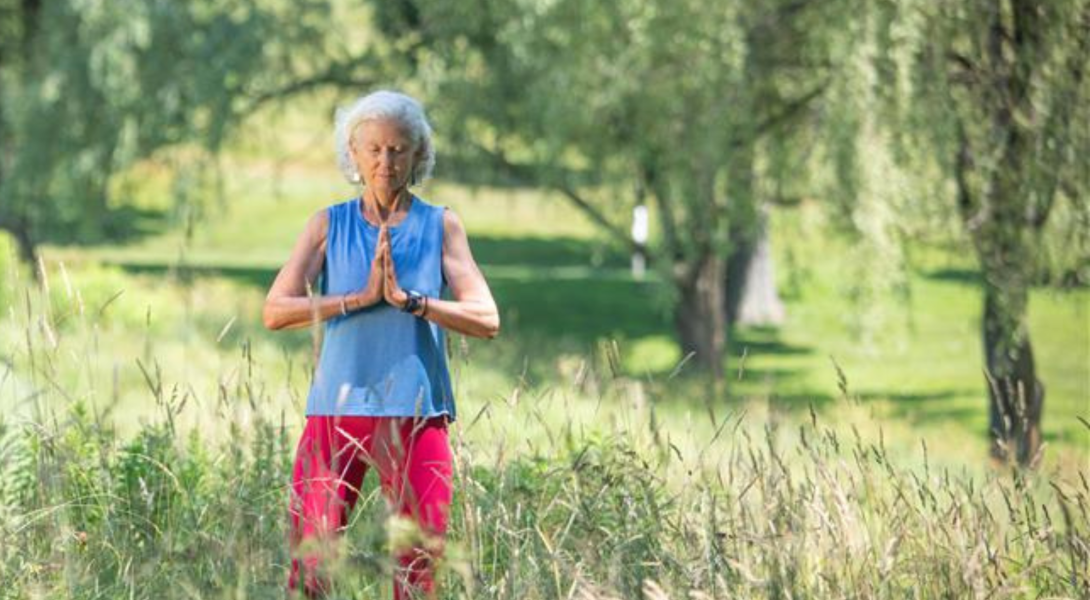 spring outside meditation