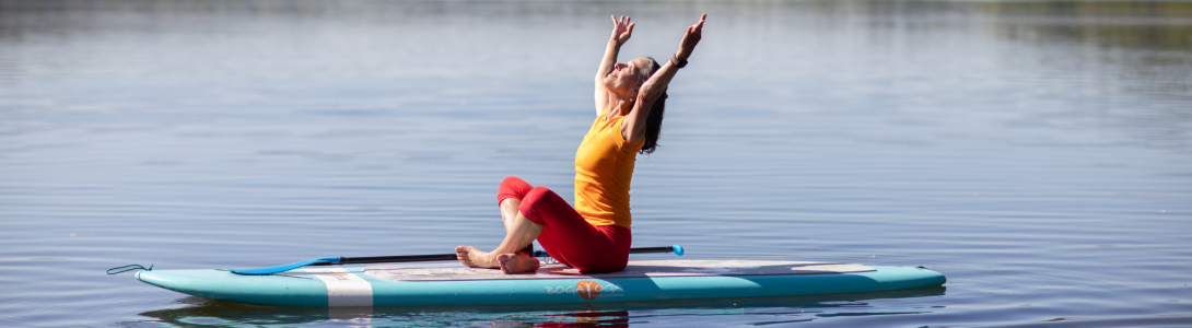paddleboarding