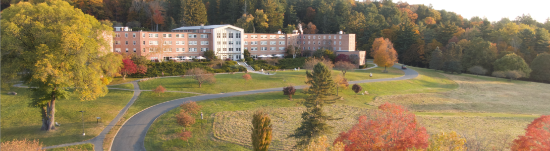 campus fall main building