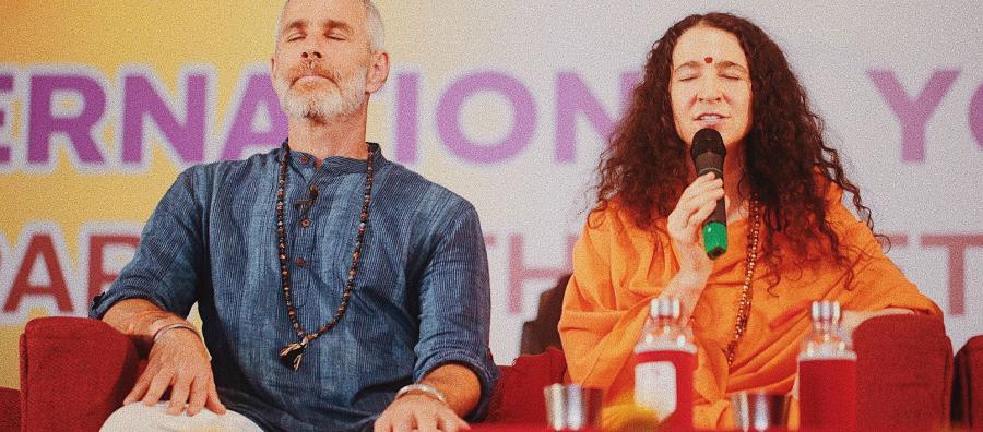 Tommy Rosen and Sadhvi Bhagawati Saraswati