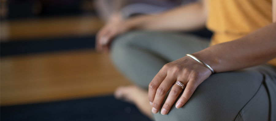 Silent retreat meditation