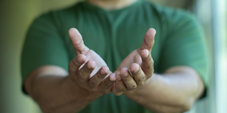 open hands