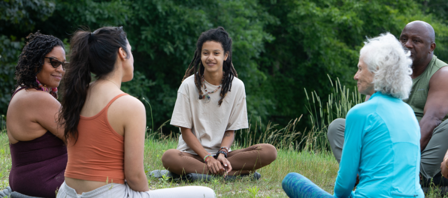 meditation outside group