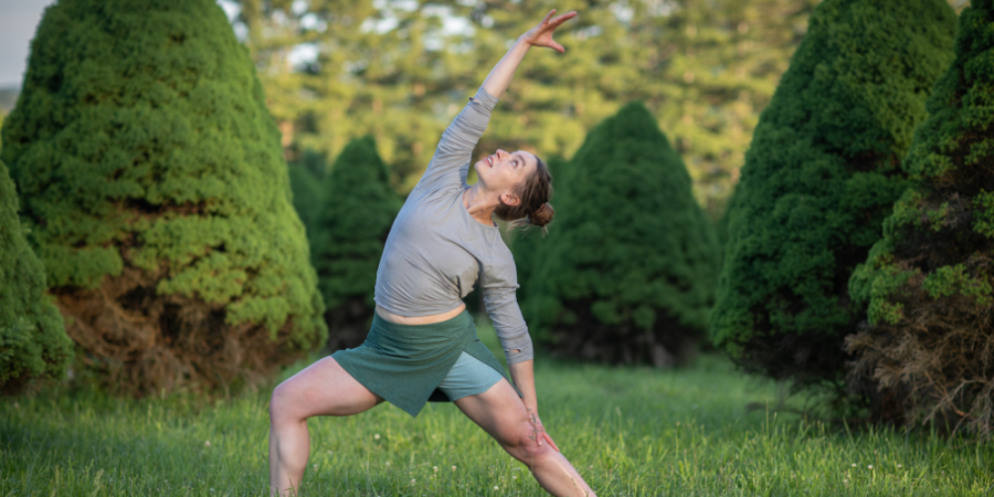 yoga outside