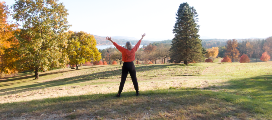 fall solo outside photo