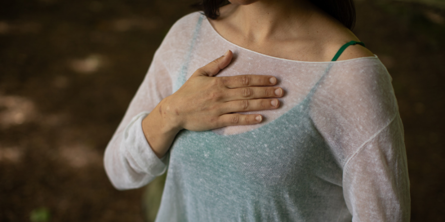 hand on heart