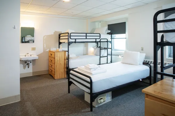 Dorm housing at Kripalu