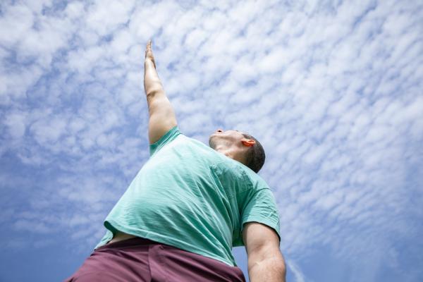 yoga with the sky