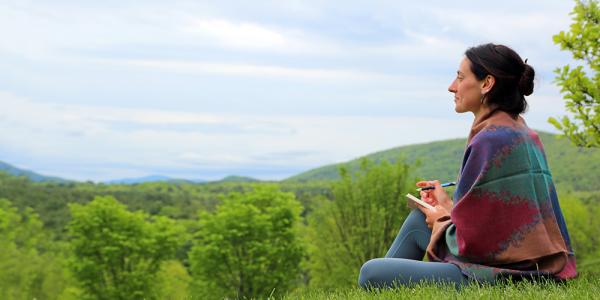 writing in field