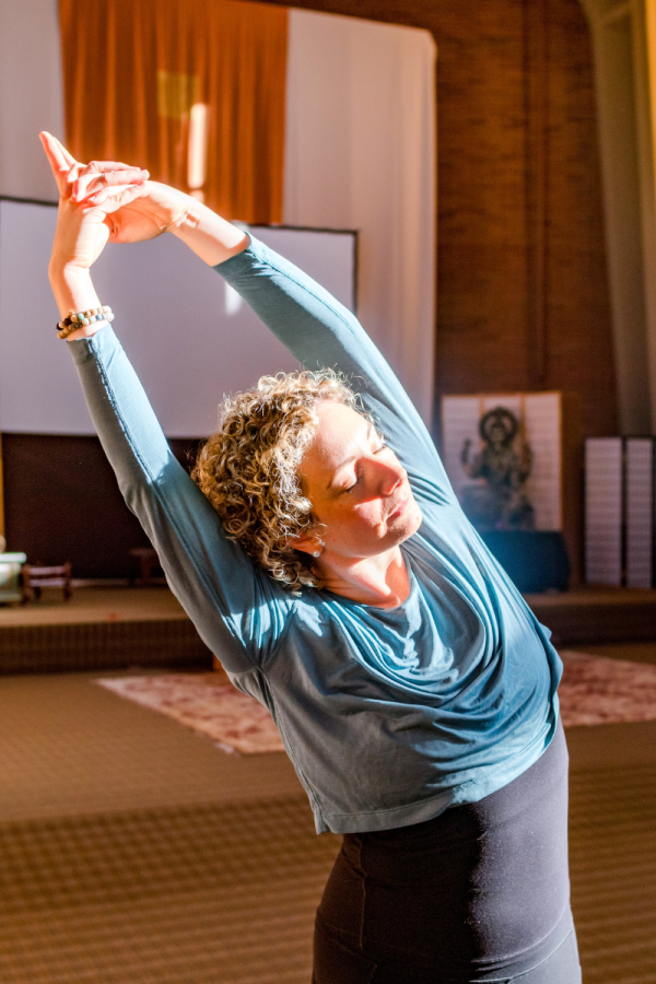 inside yoga stretch
