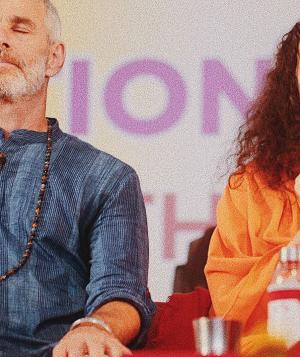 Tommy Rosen and Sadhvi Bhagawati Saraswati