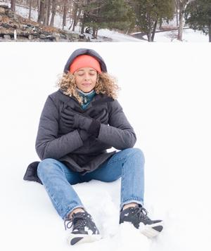 winter 2025 snow heart