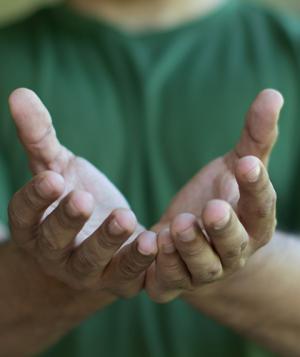 open hands