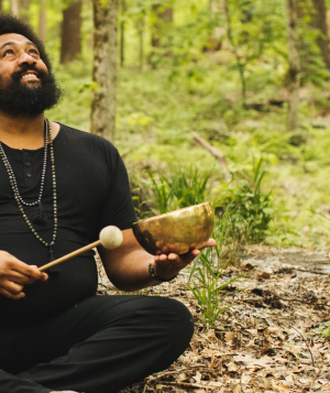 Reggie outside sound bowl