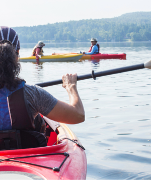 Kayaking outside