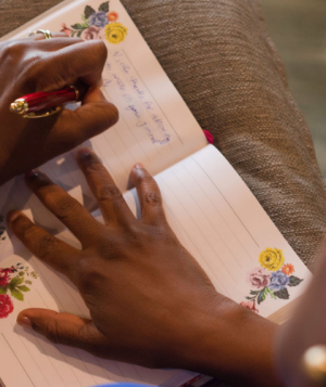writing in a journal